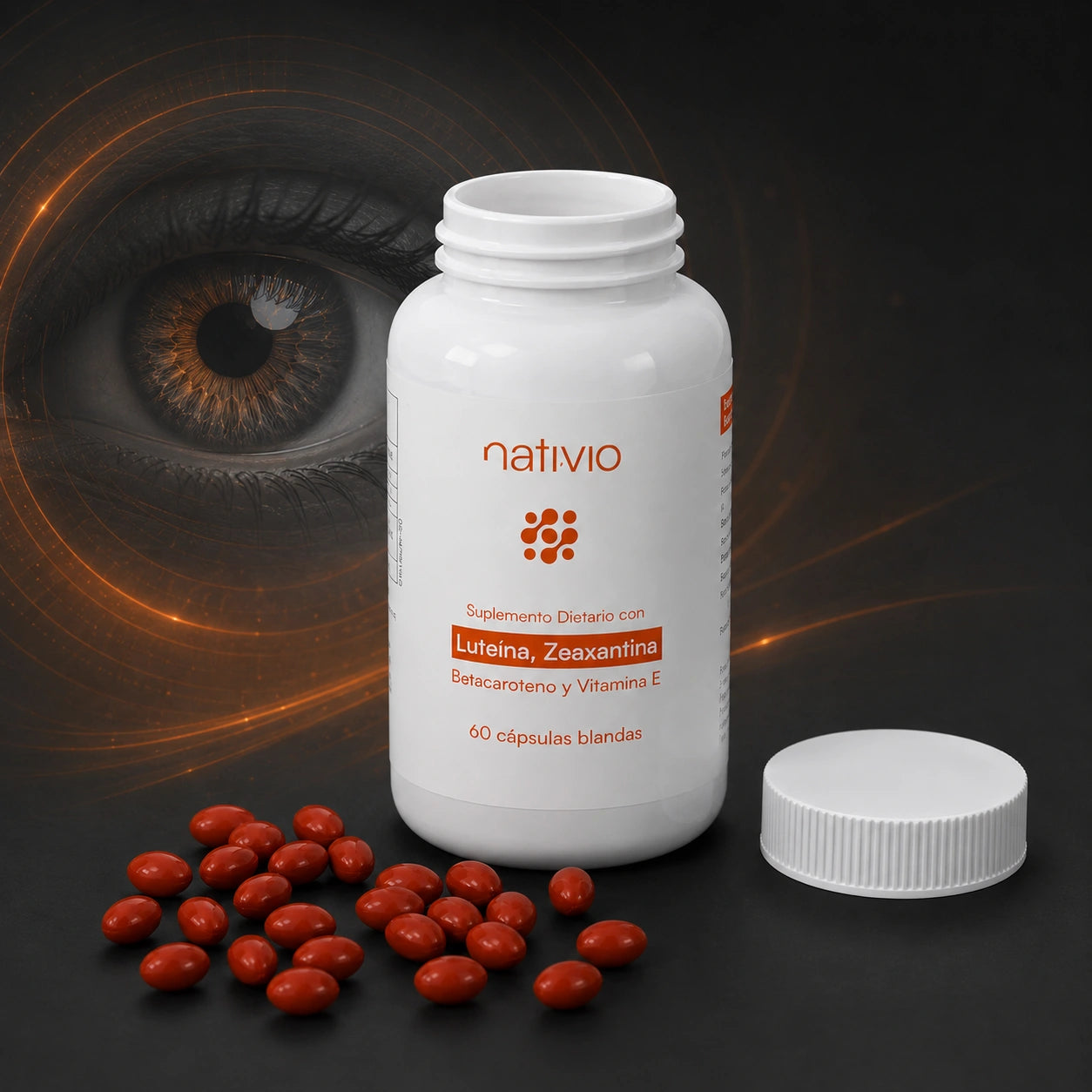 Luteína 36mg y Zeaxantina Suplemento Ocular Nativio.